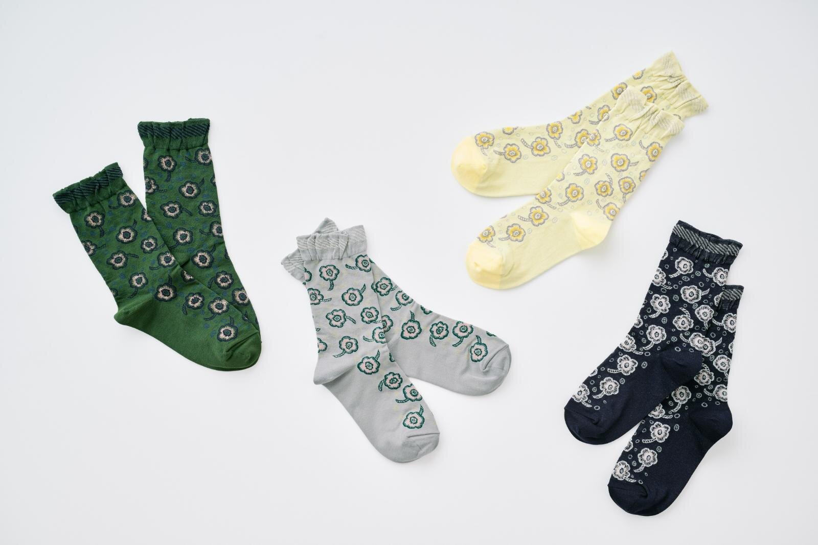 「キャンディフラワー」ソックス 3,300円