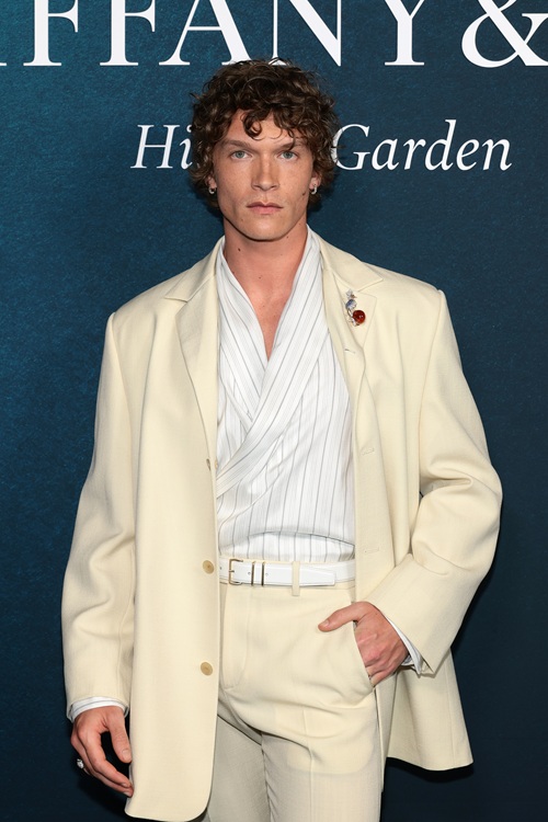 NEW YORK, NEW YORK - APRIL 16: Connor Storrie attends as Tiffany & Co. celebrates the launch of Blue Book 2026: Hidden Garden at Park Avenue Armory on April 16, 2026 in New York City.  (Photo by Dimitrios Kambouris/Getty Images for Tiffany & Co.)