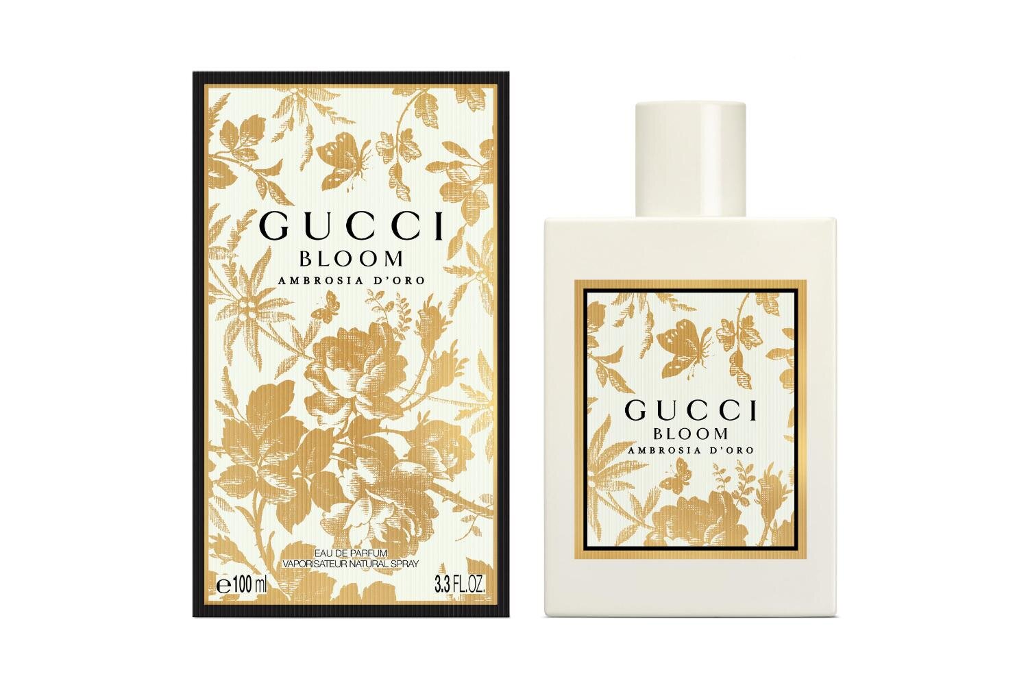 「グッチ ブルーム アンブロシア ドォーロ オードパルファム」 10mL 5,170円、30mL 11,770円、50mL 17,270円、100mL 24,200円＜新製品＞