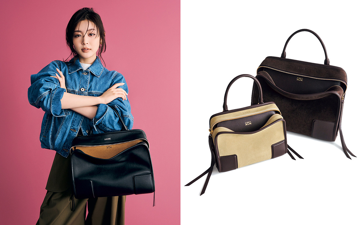 ロエベの名品バッグ「アマソナ180」は、ジップを開けても閉めても美しい! | Oggi.jp ロエベの名品バッグ「アマソナ180」は、ジップを開けても閉めても美しい! | Oggi.jp