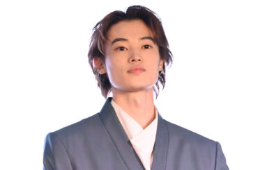 発表記者会見に登壇した窪塚愛流【写真：ENCOUNT編集部】