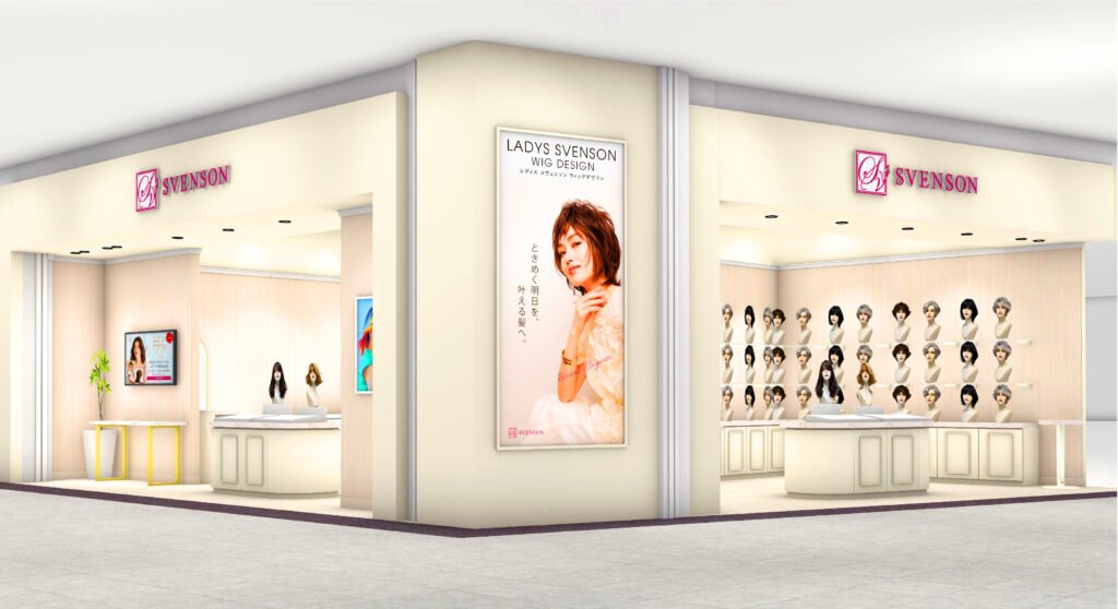 レディス スヴェンソン 新形態のウィッグ専門店「レディス スヴェンソン ららぽーと海老名ショップ」海老名駅直結ららぽーと海老名4階に4月24日（金）オープン！