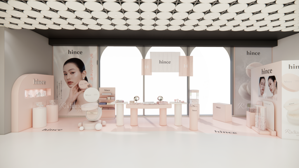 hince、@cosme TOKYOにて期間限定POP-UPストアを開催 “光をまとい、肌になじむ”ラディアンス体験を提案 | 美ST ONLINE