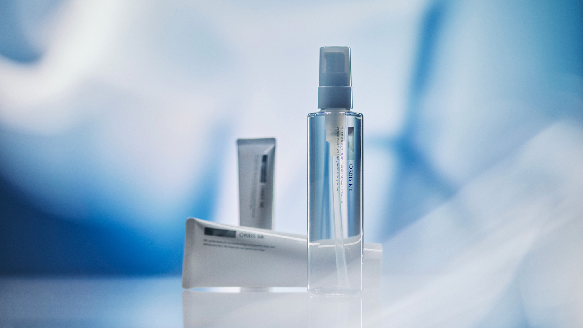 業界初発見※1、ポジティブな光※2 が男性の “印象※3” のカギ※4。メンズスキンケア新『オルビス ミスター』誕生