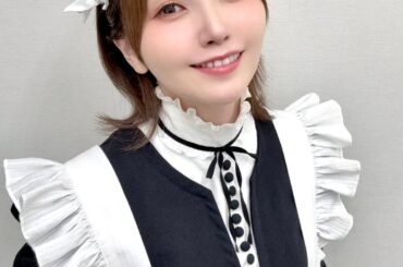 VOICARION音楽朗読劇のメイド鬼頭明里です☺️✨