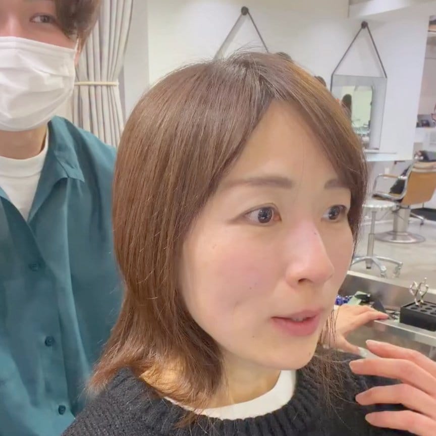 「似合うように」楽なスタイリングを望む女性が劇的イメチェン!「可愛い」「驚いて声が出た」の声
