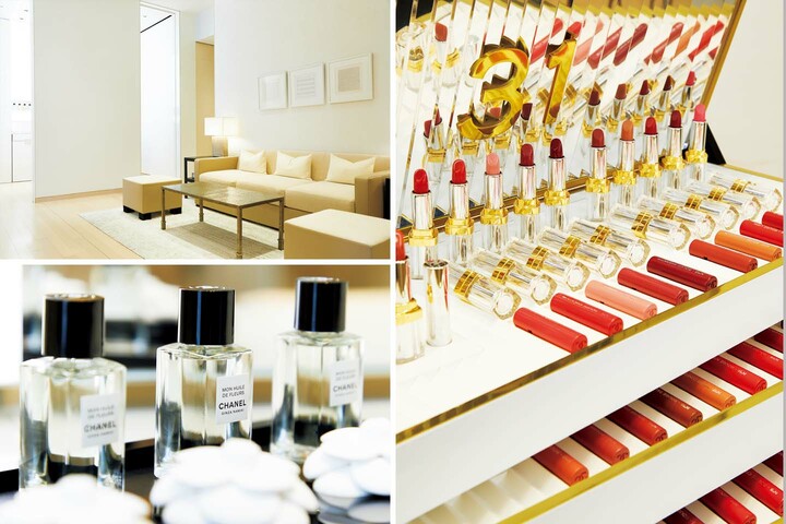 「シャネル ル サロン ボーテ」の内観