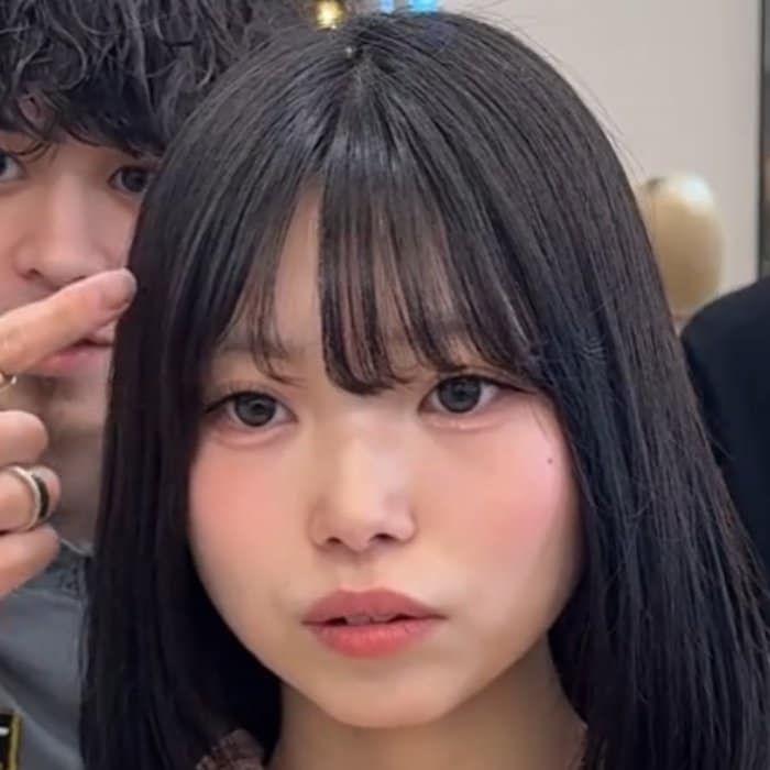 希望は「結べるくらい」の女性が美容師にお任せでイメチェン！可愛い仕上がりに「めっちゃすごい」と笑顔