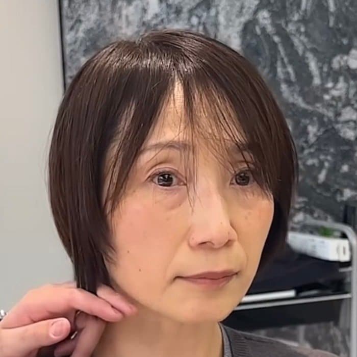 「トップのボリュームがなくなってきて…」と悩む女性→プロの提案した「ふんわりショート」で大変身「すごいですね！」と驚き