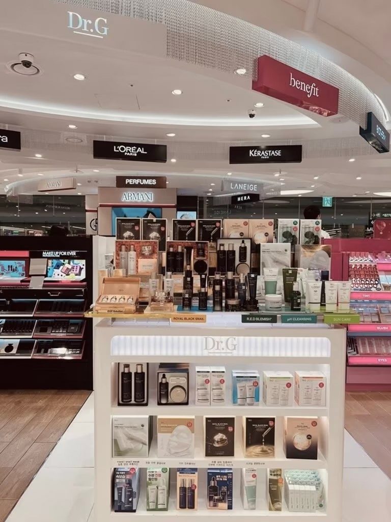 仁川国際空港のロッテ免税店に入店する「Dr.G」(c)news1