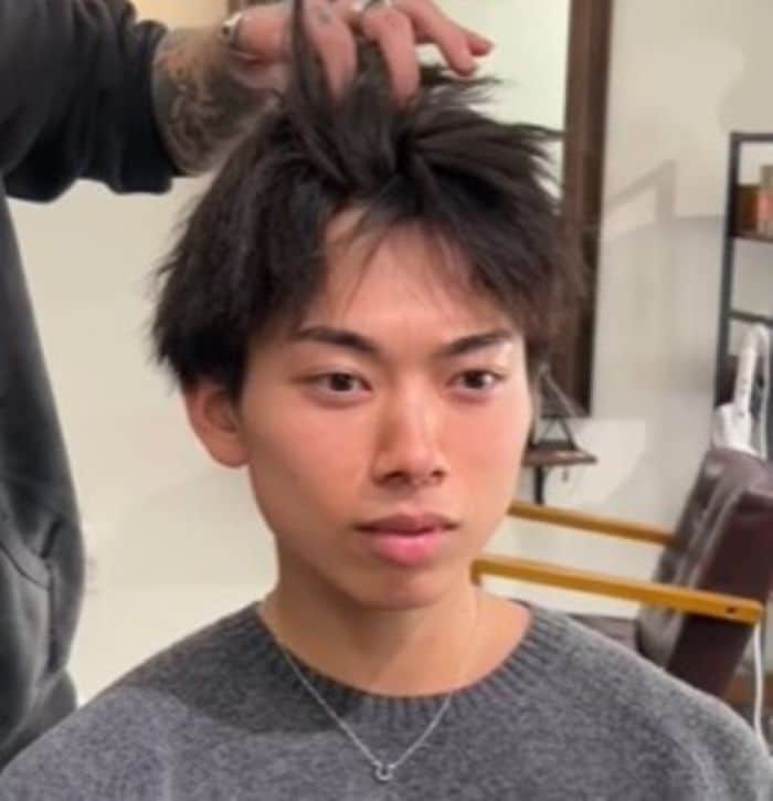 「長さが足りるかわからないけど…」イケメン男性が〈アクティブショート〉でイメチェン ダンディな仕上がりに「すげぇ!」と喜び