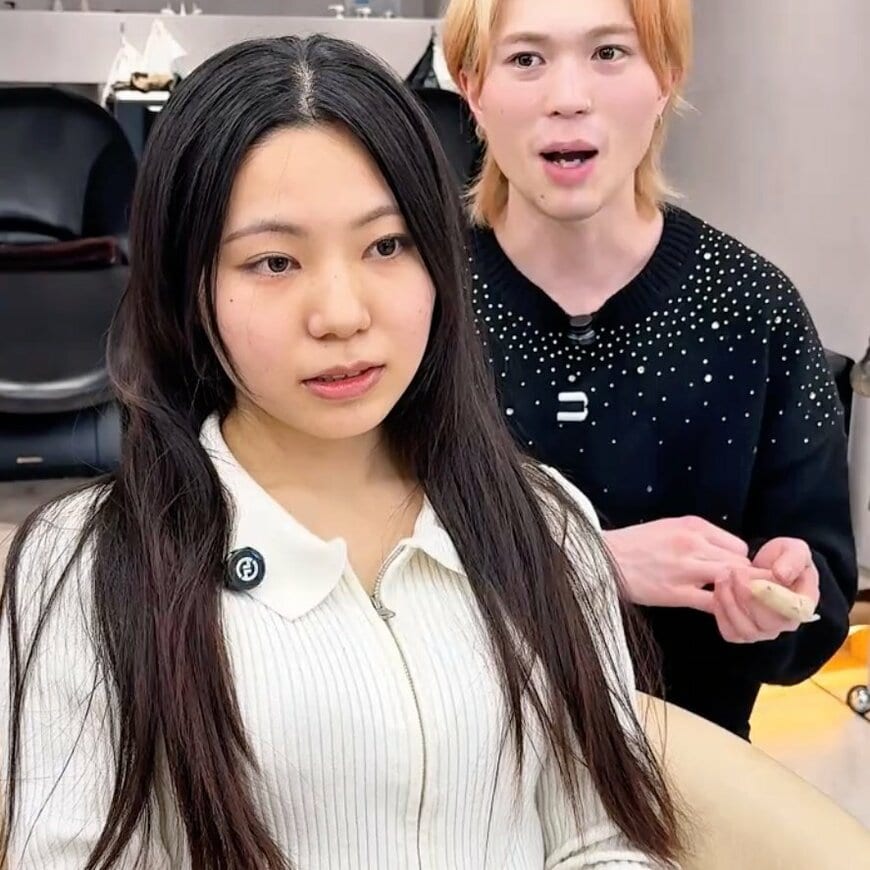 「外ハネか、タンバルモリか、ウルフ」迷う女性がプロに委ねた結果…別人級の姿が「似合ってる！」と話題に