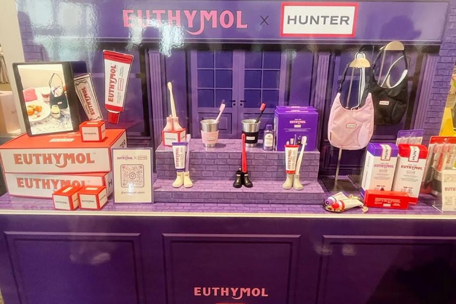 ブーツブランド「HUNTER」とコラボしたオーラルケアブランド「EUTHYMOL（ユーシモール）」