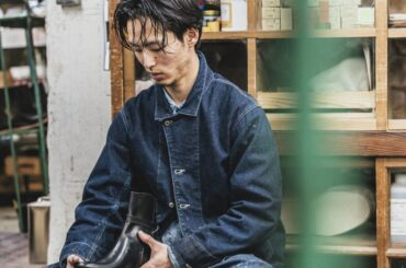 シューリペア＆カスタムショップの名店「ブラス」のユニフォームは、オリジナルのカバーオール。 | Dig-it [ディグ・イット]