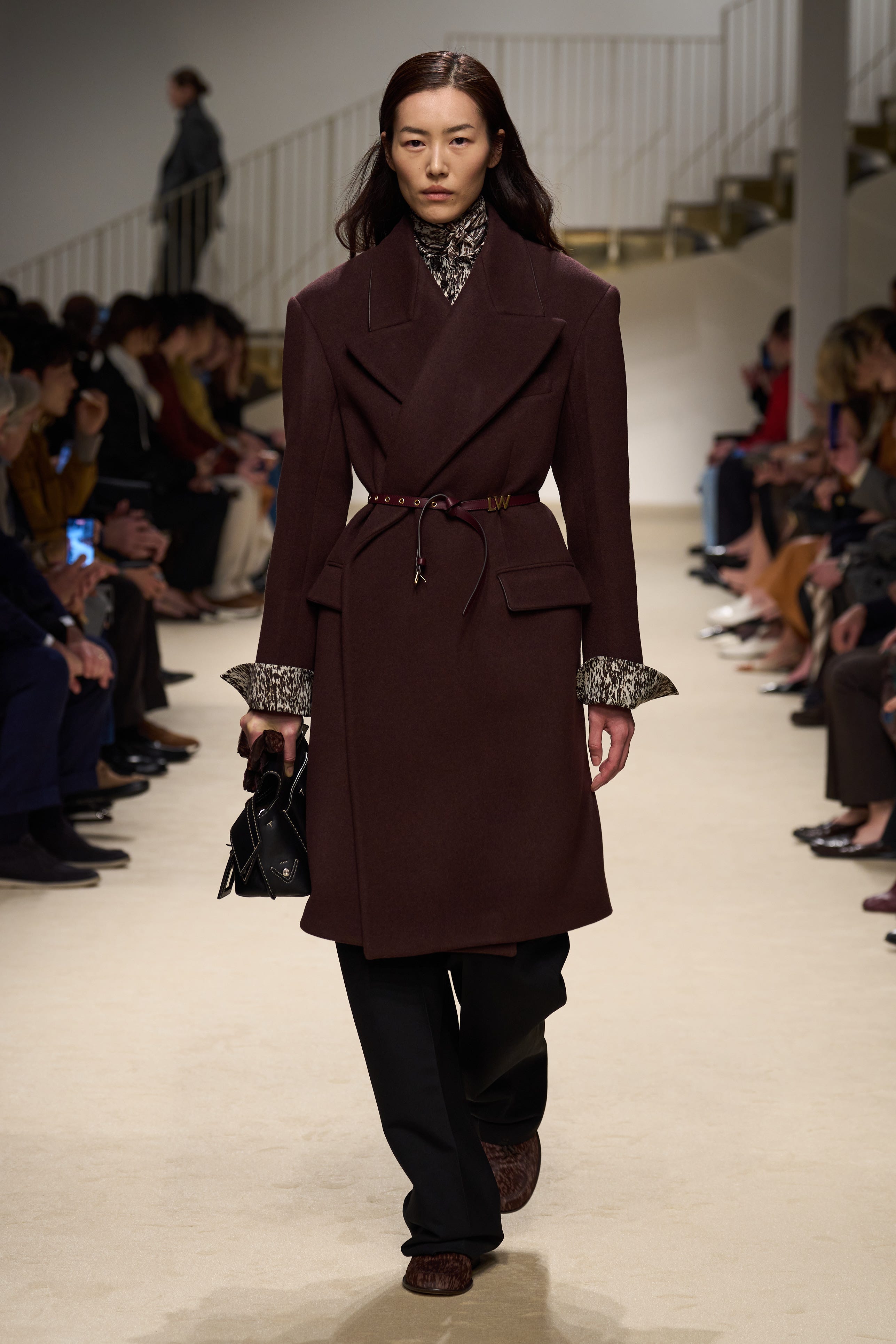 fashion model showcasing a winter collection