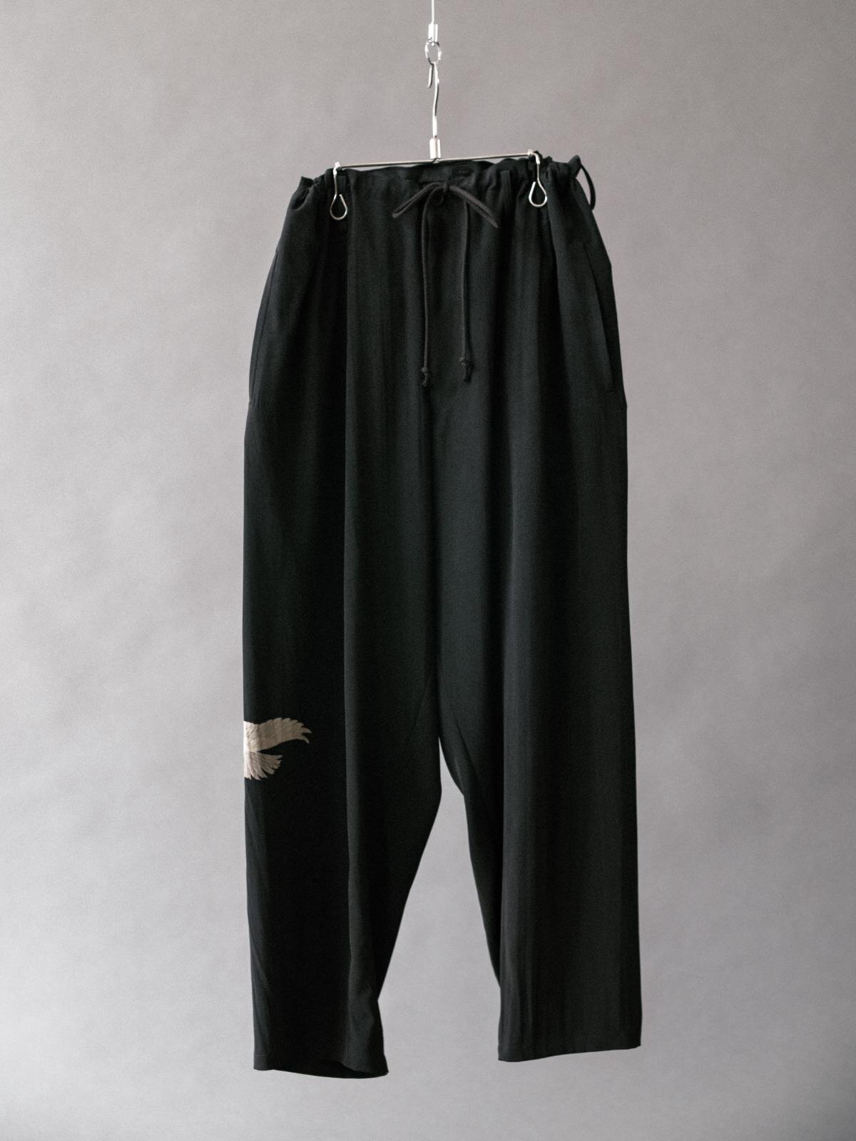 カラス抜染 ウエストヒモパンツ 178,200円