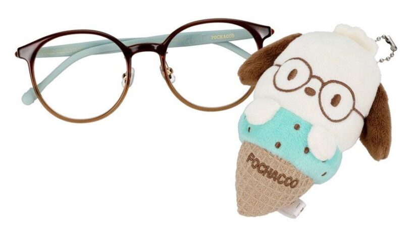 Zoff×ポチャッコのアイウェア、ジェラートカラーのメガネにアイスクリーム風パーツ - ファッションプレス