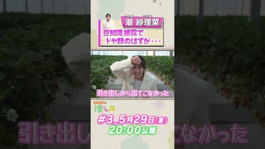 【未公開】潮紗理奈が豆知識披露でドヤ顔！のはずが・・　 #渡邉美穂 #宮田愛萌  #潮紗理菜 #ドライブ #pr #道の駅常総 #グランベリー大地