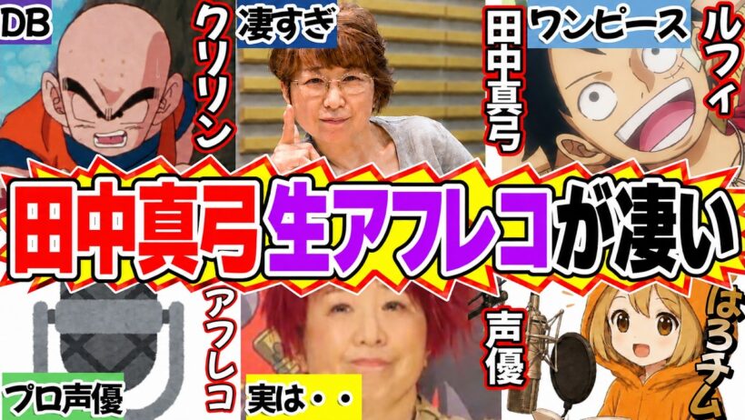 田中真弓の生アフレコが凄い２…他【総集編】ワンピース・ルフィ声優