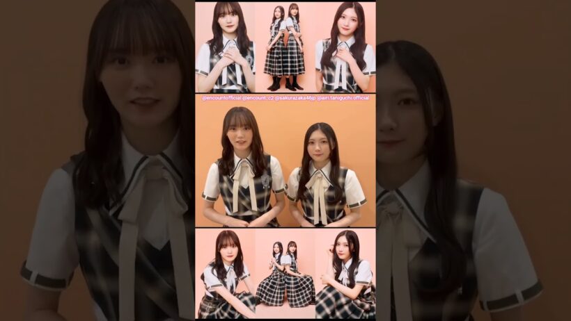 増本綺良 谷口愛季『ENCOUNT 』に登場のきらちゃんとあいりちゃんからコメント！櫻坂46