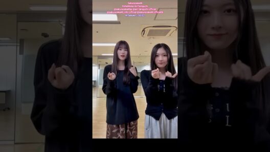 向井純葉 谷口愛季 GG EZ♪Dance Trend Dance Challenge M.Sasuke Sakurazaka46