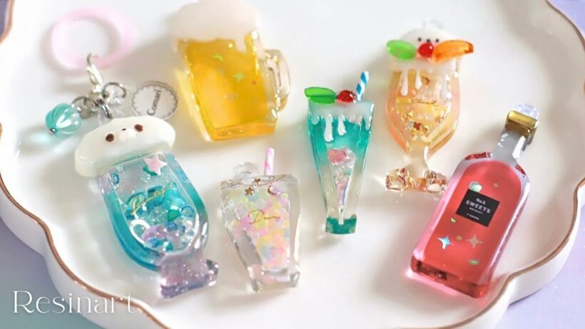 【ミニドリンクシェイカー】封入から逆算して作るグラデシェイカー✨ドリンクレジンキーホルダー作ります(2026/6/26)444