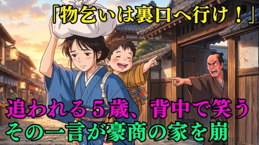姉に背負われた５歳がたった一言言っただけで、豪商の家が崩れ始めた| 昔話 | 時代劇 | 野談| 説話 | 民話