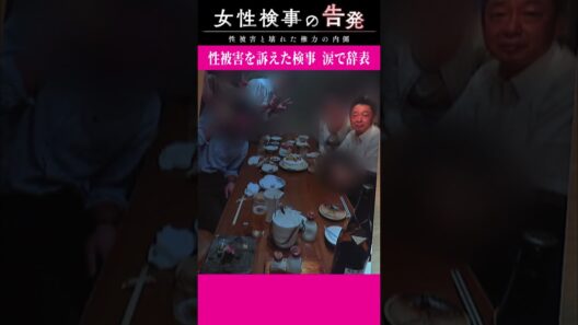 「これでお前も俺の女だ」元大阪地検トップからの性的暴行被害訴える女性検事　辞表を提出｜ドキュメンタリー〈カンテレNEWS〉