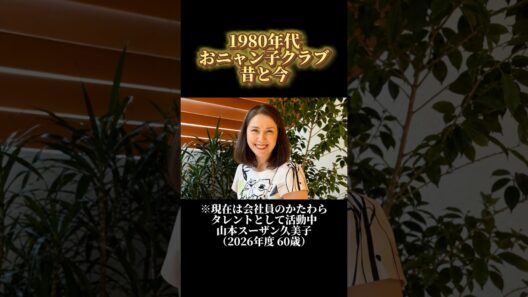 【昔と今】1980年代 おニャン子クラブメンバーの若い頃と現在