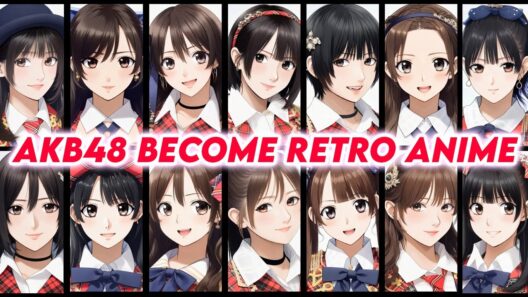 AKB48 Members Become Anime Retro - Generated by AI | Idol 48