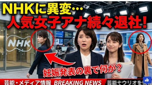 NHK激震！桑子真帆と林田理沙の妊娠発表の裏で人気女性アナが次々退社する本当の理由とは？