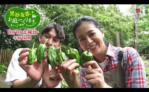 【BS11　園芸番組】黒谷友香、お庭つくります/第70回「２年目の挑戦！理想の庭へ丘づくり大作戦」