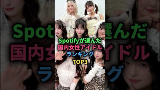 Spotifyが選んだ国内女性アイドルランキング3選#フルーツジッパー #cutiestreet
