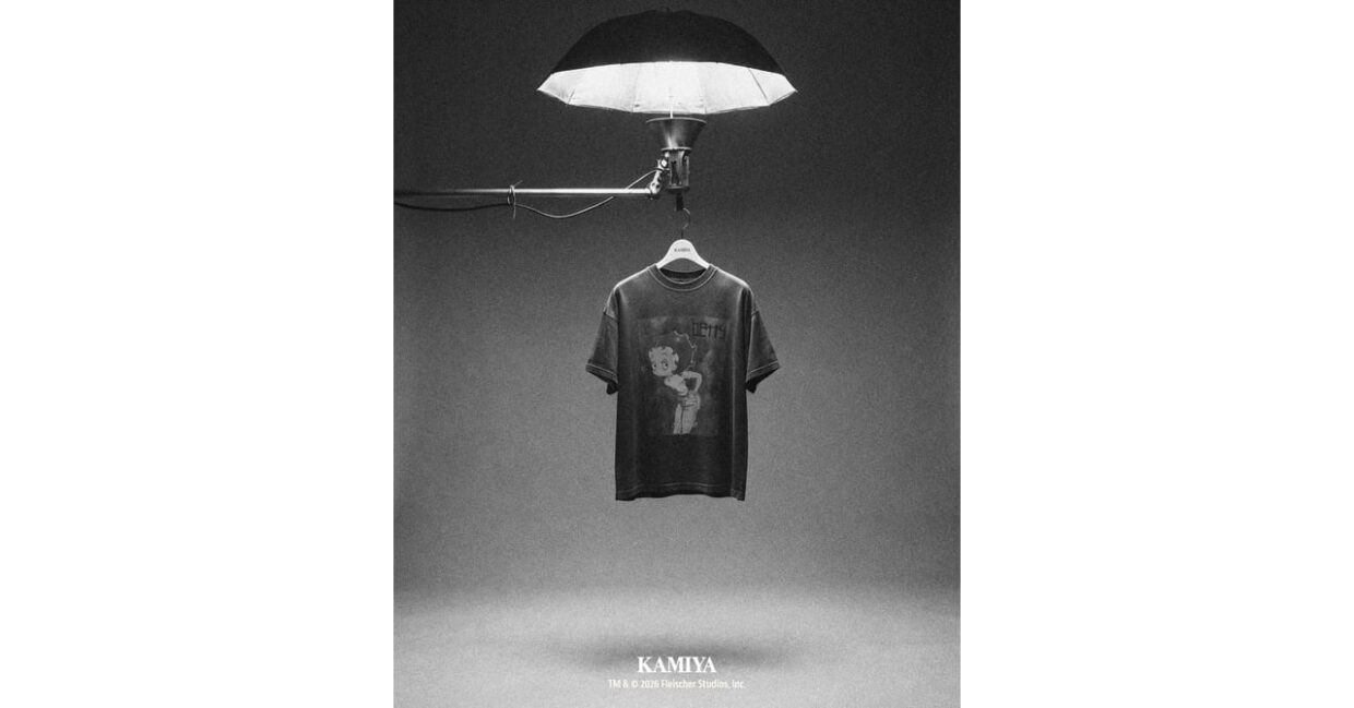 カミヤ × ベティー ブープ、経年加工のヴィンテージ風Tシャツなど3型を発売