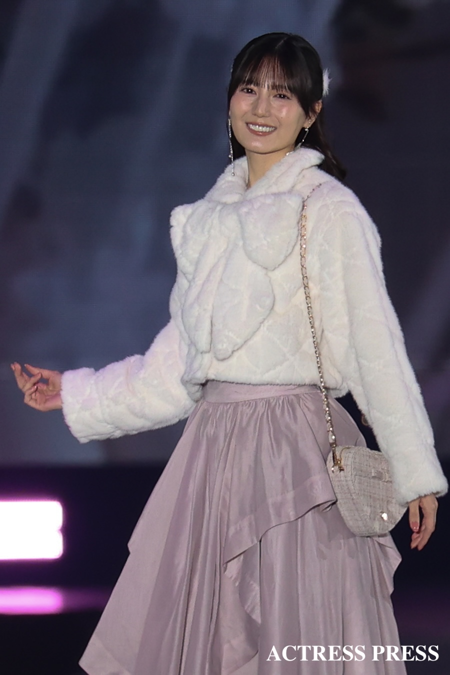 小坂菜緒(日向坂46)/ GirlsAward 2026 A/W. 2026年9月26日、幕張メッセにて。撮影:ACTRESS PRESS編集部