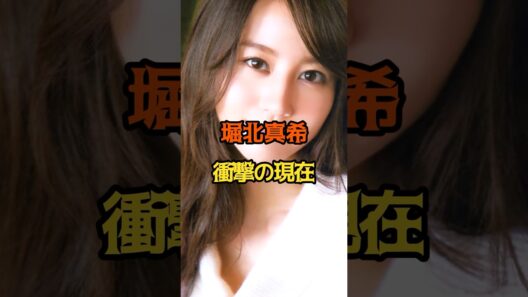 堀北真希　衝撃の現在　#女性芸能人