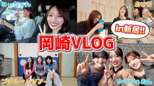 【岡崎】噂の新居にお泊まりさせてもらいました！【みぃちゃん】
